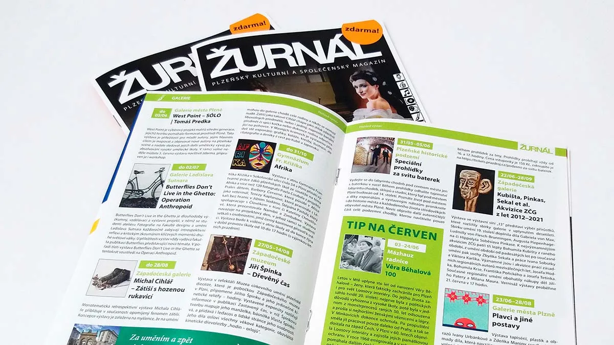 Firemní časopis – grafika a sazba